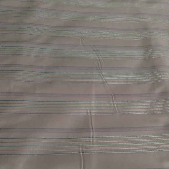Other - New 3 Continuous Yards Of Light Pink Striped Fabric in Pastel Shades